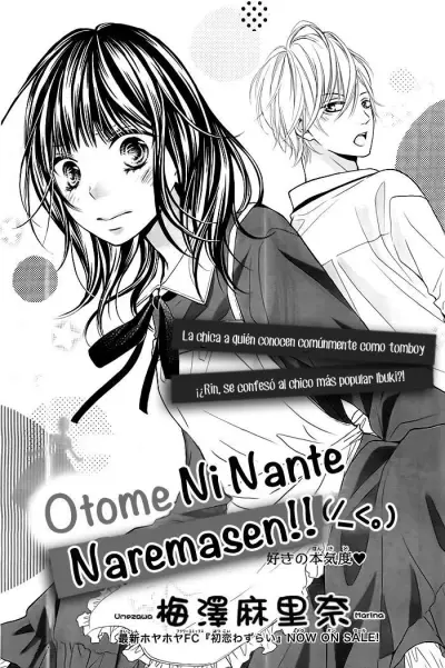 Portada del manga Otome ni Nante Naremasen en español