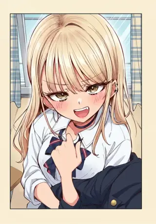 El sincero amor de una gyaru fuerte
