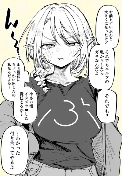 Portada del manga Elf Love Confessions en español
